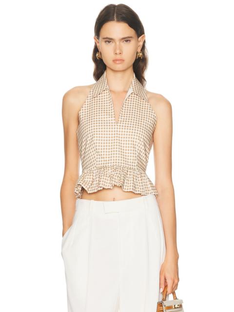 CAROLINE CONSTAS Aya Halter Top