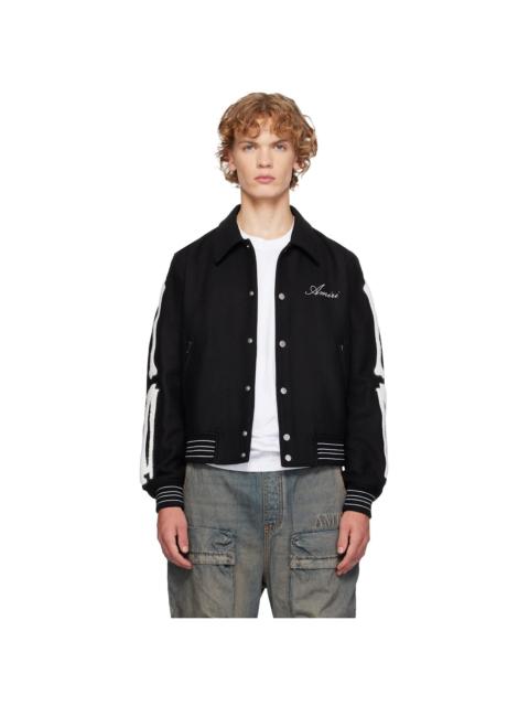 AMIRI Black Bones Bomber Jacket