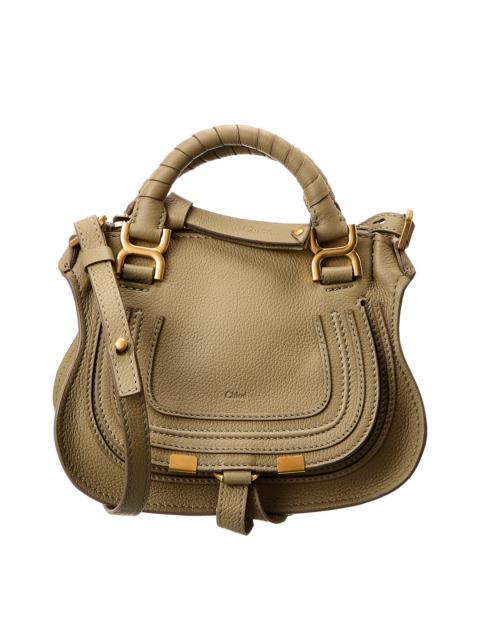 Chloé Chloé Marcie Mini Double Carry Leather Satchel