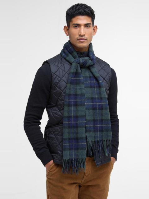 Barbour BARBOUR SCARF TARTAN LAMBSWOOL OLIVE NIGHT