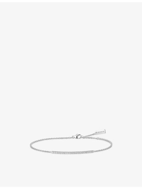 MESSIKA Gatsby 18ct white-gold and diamond bracelet