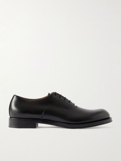 Dries Van Noten Leather Derby Shoes Black