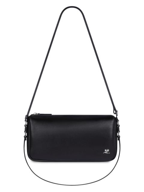 courrèges Women's Leather Camera Bag - Black