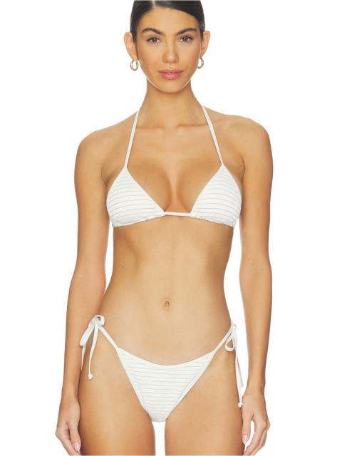 L*SPACE Lurex Pucker Lotus Top