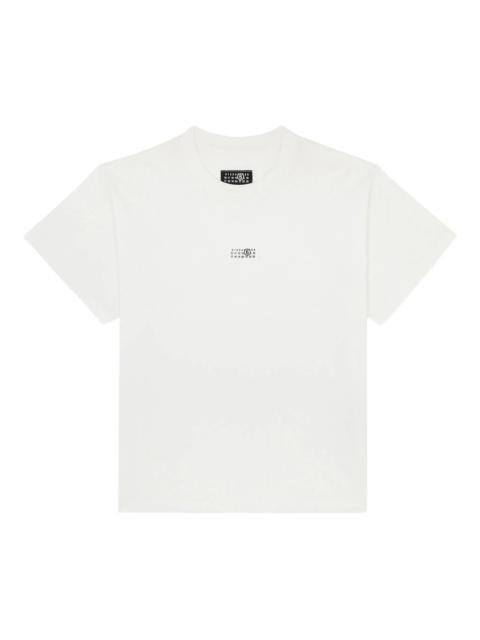 MM6 Maison Margiela Mm6 Maison Margiela Round-neck Graphic Logo T-Shirt