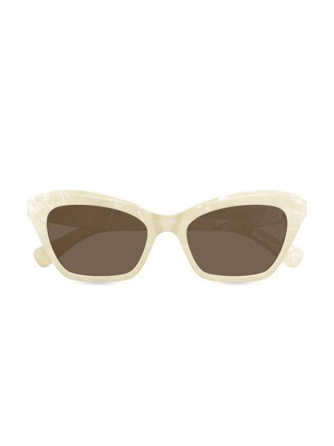 Valentino Women's Dauphin 52MM Cat-Eye Sunglasses - Ivory Brown