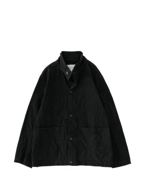 Studio Nicholson District Crinkle  patch-pockets jacket