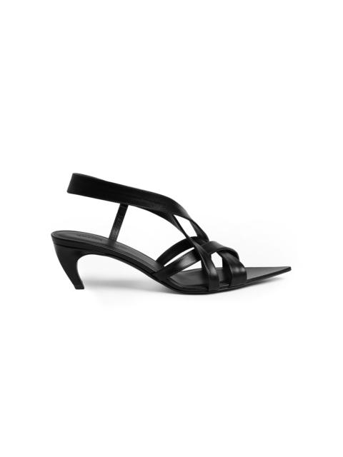 KHAITE Sadie Multi Strap Sandal 55 black