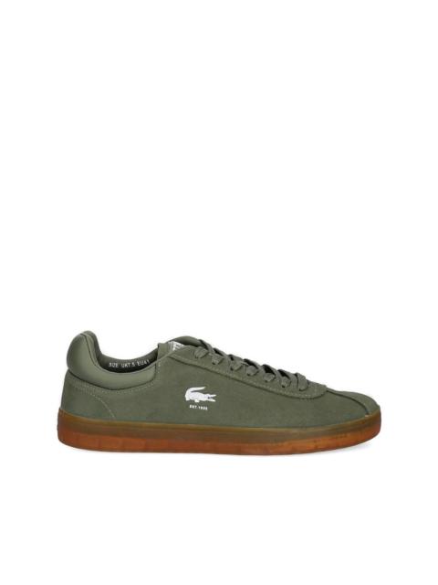 LACOSTE suede logo-detail sneakers