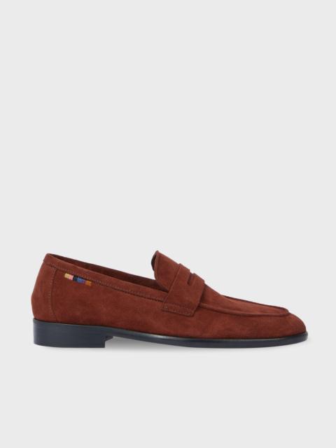 Paul Smith Women's Dark Burgundy Suede 'Figaro' Loafers