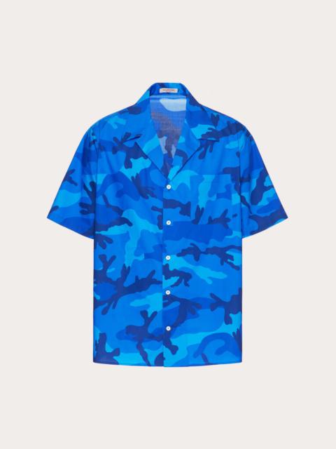 CAMOUFLAGE PRINT COTTON SHIRT