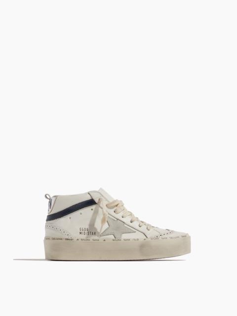 Hi Mid Star Sneaker in White/Ice/Blue/Silver