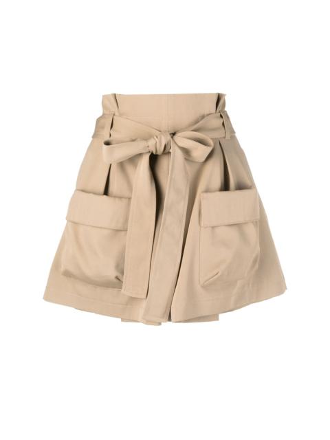 REDValentino waist-tie cargo shorts