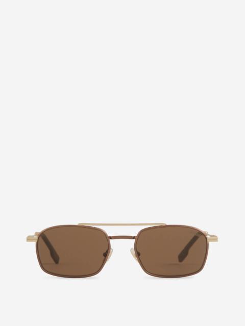 ZEGNA RECTANGULAR SUNGLASSES