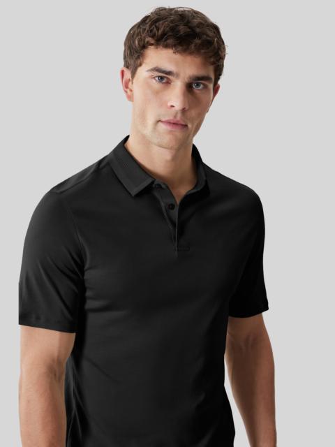 ROBERT BARAKETT The Barakett Textured Collar Polo