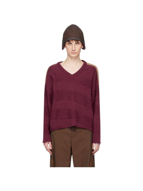 Burgundy Delian Sweater