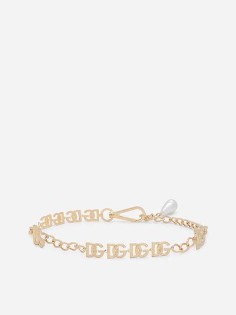 Dolce & Gabbana Chain belt with DG multi-logo