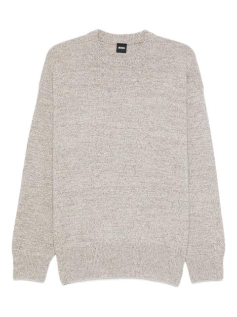 BOSS speckled wool sweater