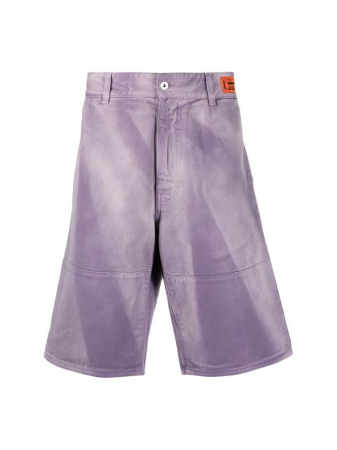 Heron Preston faded effect bermuda shorts
