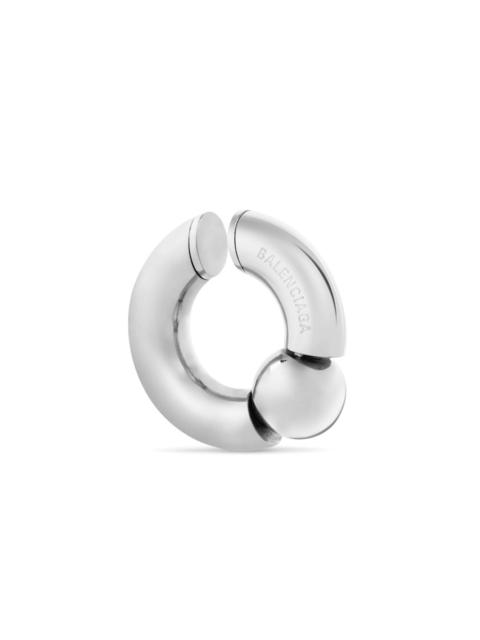Mega logo-engraved earcuff