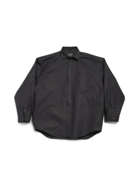 Outerwear Shirt Large Fit in Black