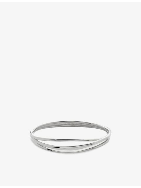 MONICA VINADER Nura Wrap Sterling-Silver Bangle