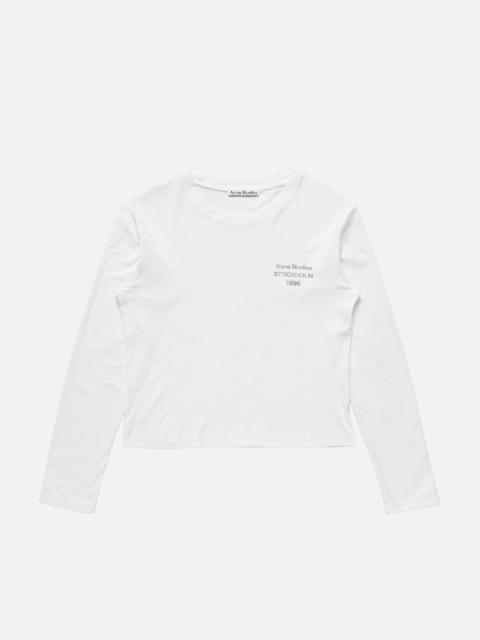 Acne Studios Distressed logo t-shirt - Off white