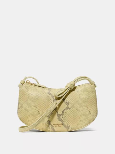 kate spade Loop Snake Embossed Crossbody Bag