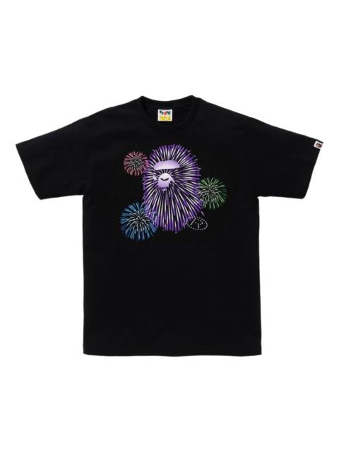 A BATHING APE® A Bathing Ape Head Firework Tee #2 'Black' 1K72-110-012-BLACK
