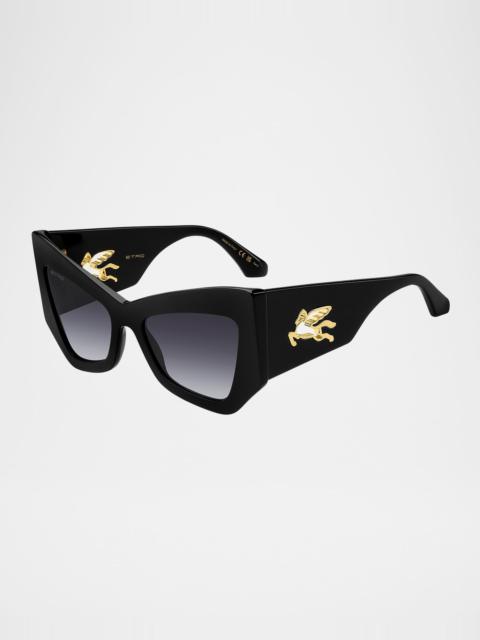 Etro Etromania Acetate Butterfly Sunglasses