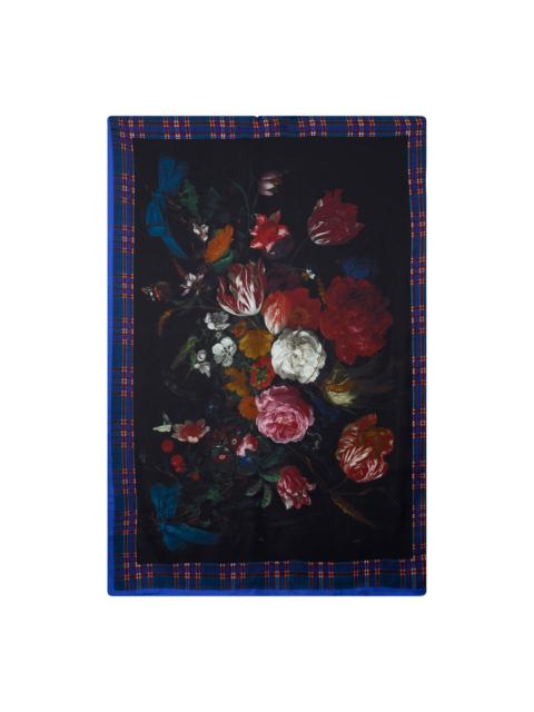 Dries Van Noten Twin Print Floral Pareo Scarf