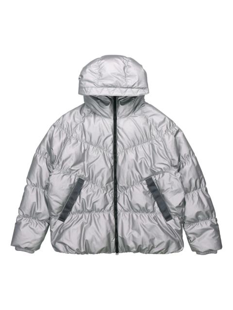 Nike Nike Sportswear Down Fill protection against cold Stay Warm Hooded Jacket Down Jacket Silver BV4710-