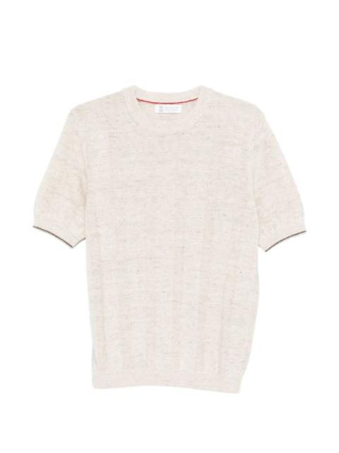 Brunello Cucinelli ribbed short-sleeve T-shirt