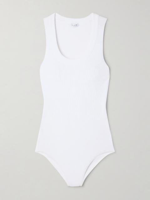 Alaïa Ribbed-knit Bodysuit