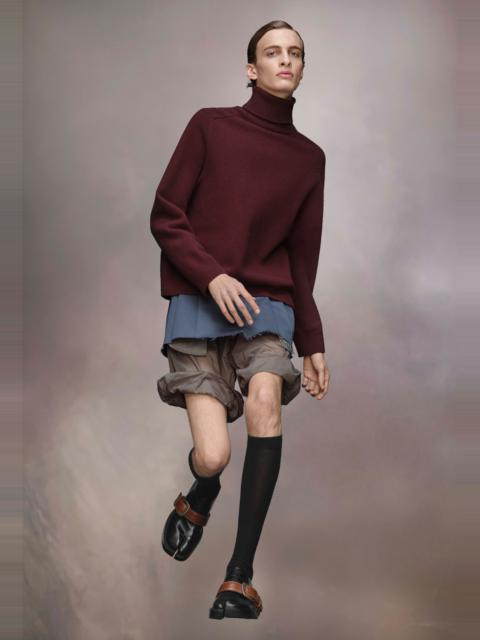 Maison Margiela Washed Lambswool Roll-Neck Sweater