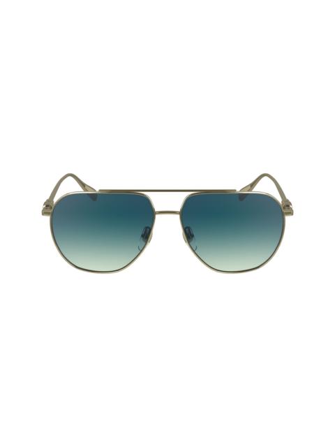 Longchamp Sunglasses Gold/Petrol Blue - OTHER