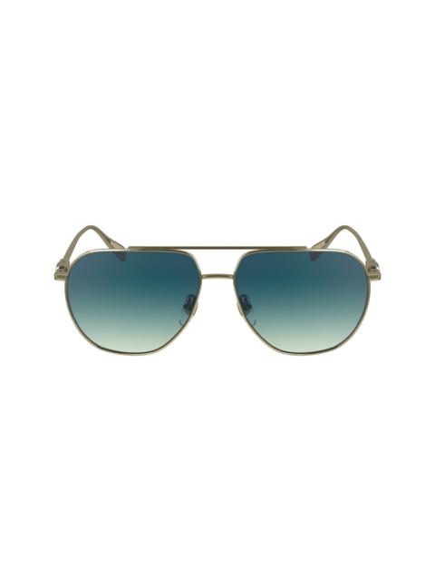 Longchamp Sunglasses Gold/Petrol Blue - OTHER