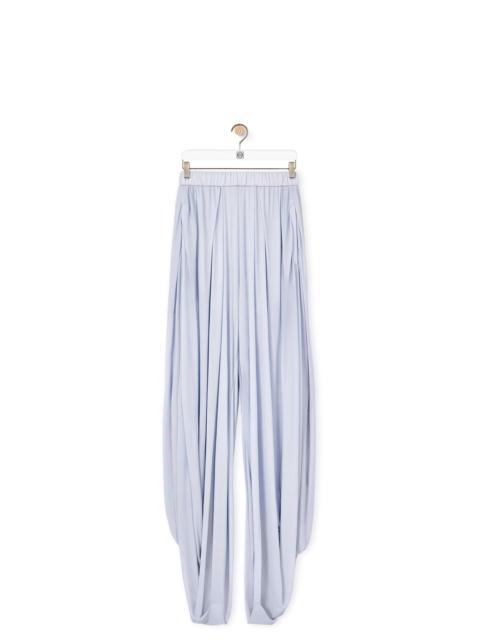 パンツ Loewe Pastel light-blue viscose pant Loewe Pastel Light-blue Viscose Pant | italist | REVERSIBLE