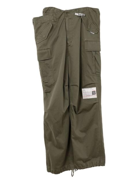 Maison MIHARAYASUHIRO Huge layered cargo pants