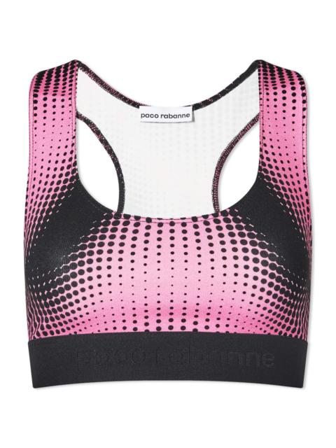 rabanne Paco Rabanne All Over Print Sports Bralet