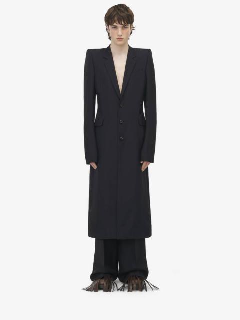 Alexander McQueen Stacked Shoulder Tailored Coat