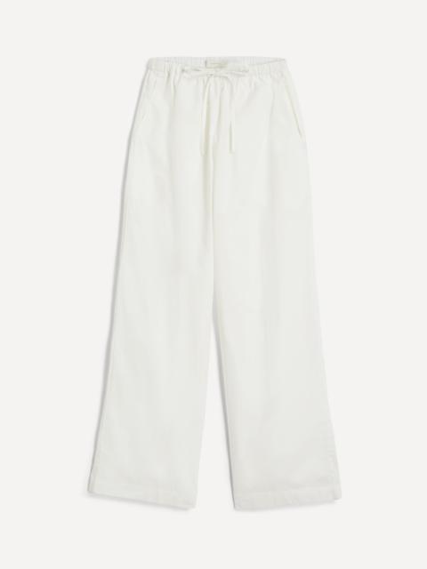 FAITHFULL Rainey White Relaxed Drawstring Trousers