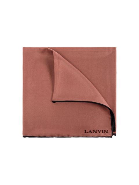 Lanvin silk two-tone scarf