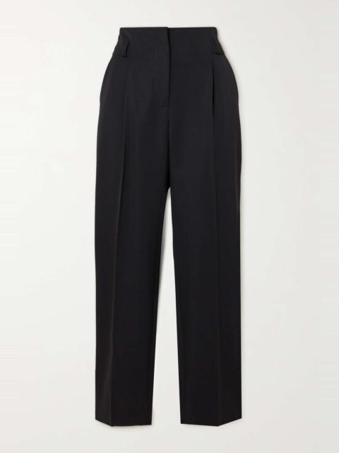 Max Mara Celtico wool and mohair-blend twill tapered pants