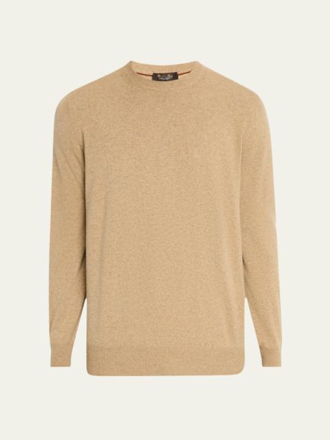 Loro Piana Men's Baby Cashmere Crewneck Sweater