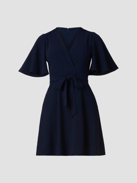 Shoshanna Women's Sophie Tie Waist Minidress - Navy