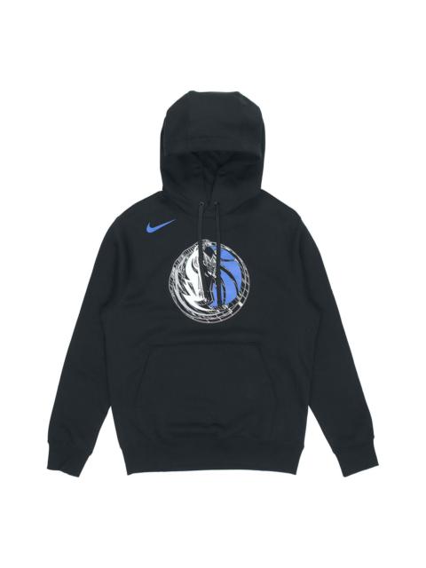 Nike Nike NBA Player Dallas Mavericks Casual Sports hooded Pullover Long Sleeves Black DN4986-010