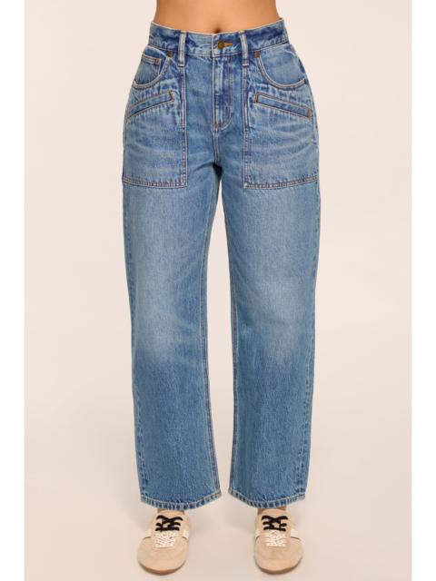 RAMY BROOK Arlo Cropped Barrel Jean