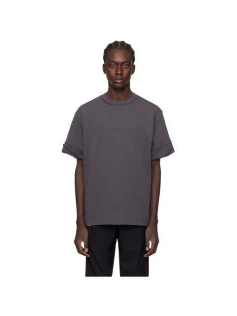 Gray Founder Fold-Over T-Shirt