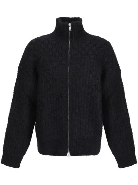 Jil Sander basket weave-knit cardigan